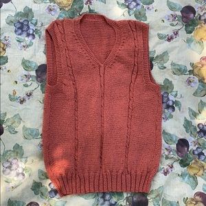 Handmade Knitted Sweater Vest